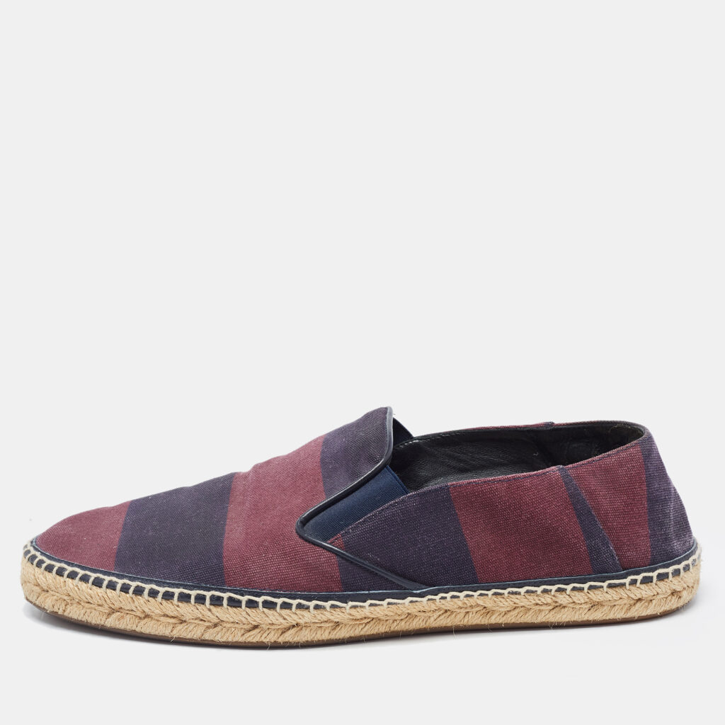 Burberry Two Tone Canvas Hodgeson Slip On Espadrilles Size 44 Burberry Two Tone Canvas Hodgeson Slip On Espadrilles Size 44