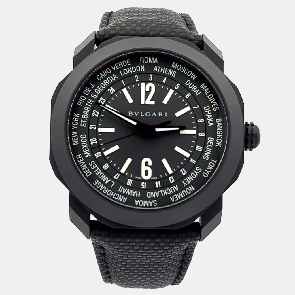 Bvlgari Octo Roma 103486 Automatic Black Stainless Steel Men’s Wristwatch 41 mm Bvlgari Octo Roma 103486 Automatic Black Stainless Steel Men’s Wristwatch 41 mm