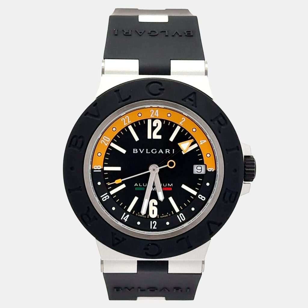 Bvlgari Aluminium 103554 Automatic Black Stainless Steel Men’s Wristwatch 40 mm Bvlgari Aluminium 103554 Automatic Black Stainless Steel Men’s Wristwatch 40 mm