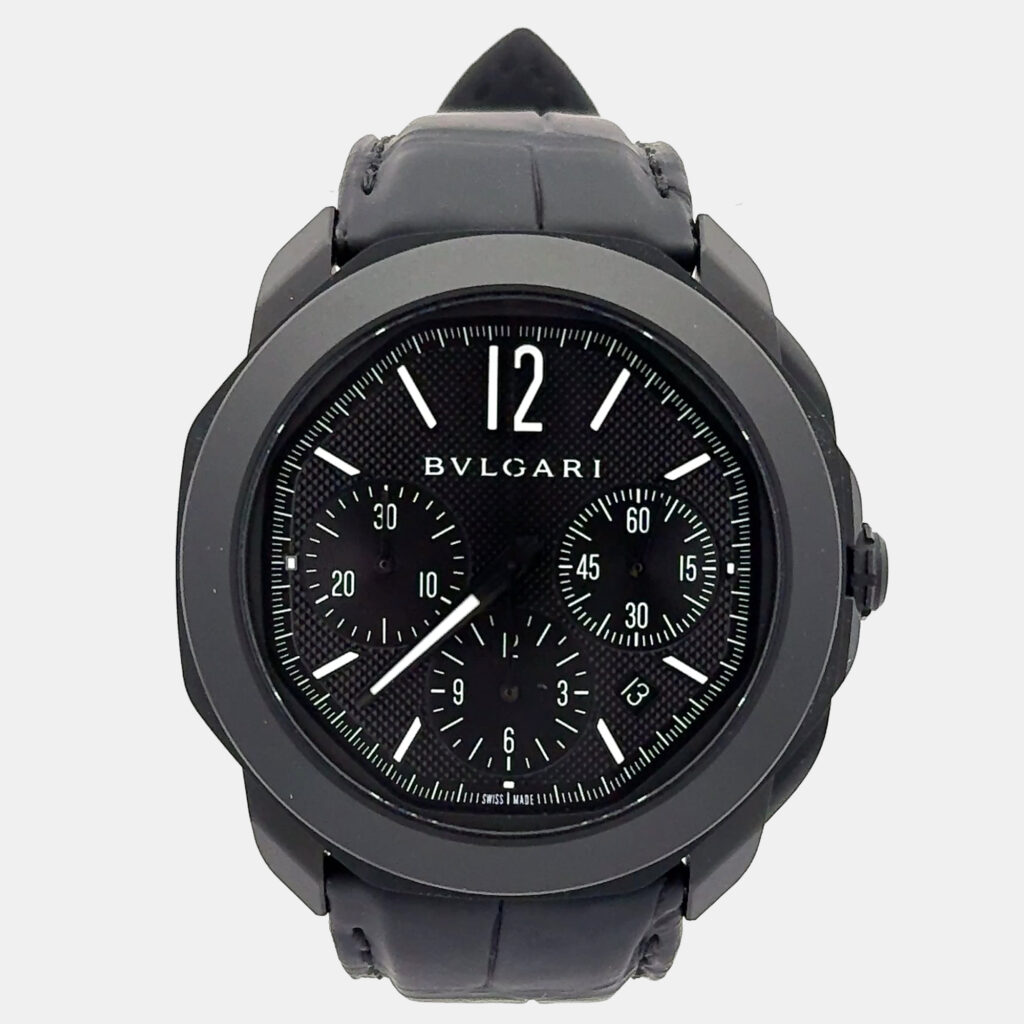 Bvlgari Octo Roma 103932 Automatic Black Stainless Steel Men’s Wristwatch 42 mm Bvlgari Octo Roma 103932 Automatic Black Stainless Steel Men’s Wristwatch 42 mm