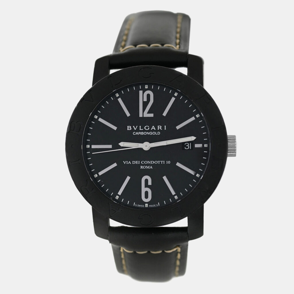 Bvlgari BvlgariBvlgari BB40CL Automatic Black carbon steel Men's Wristwatch 40 mm