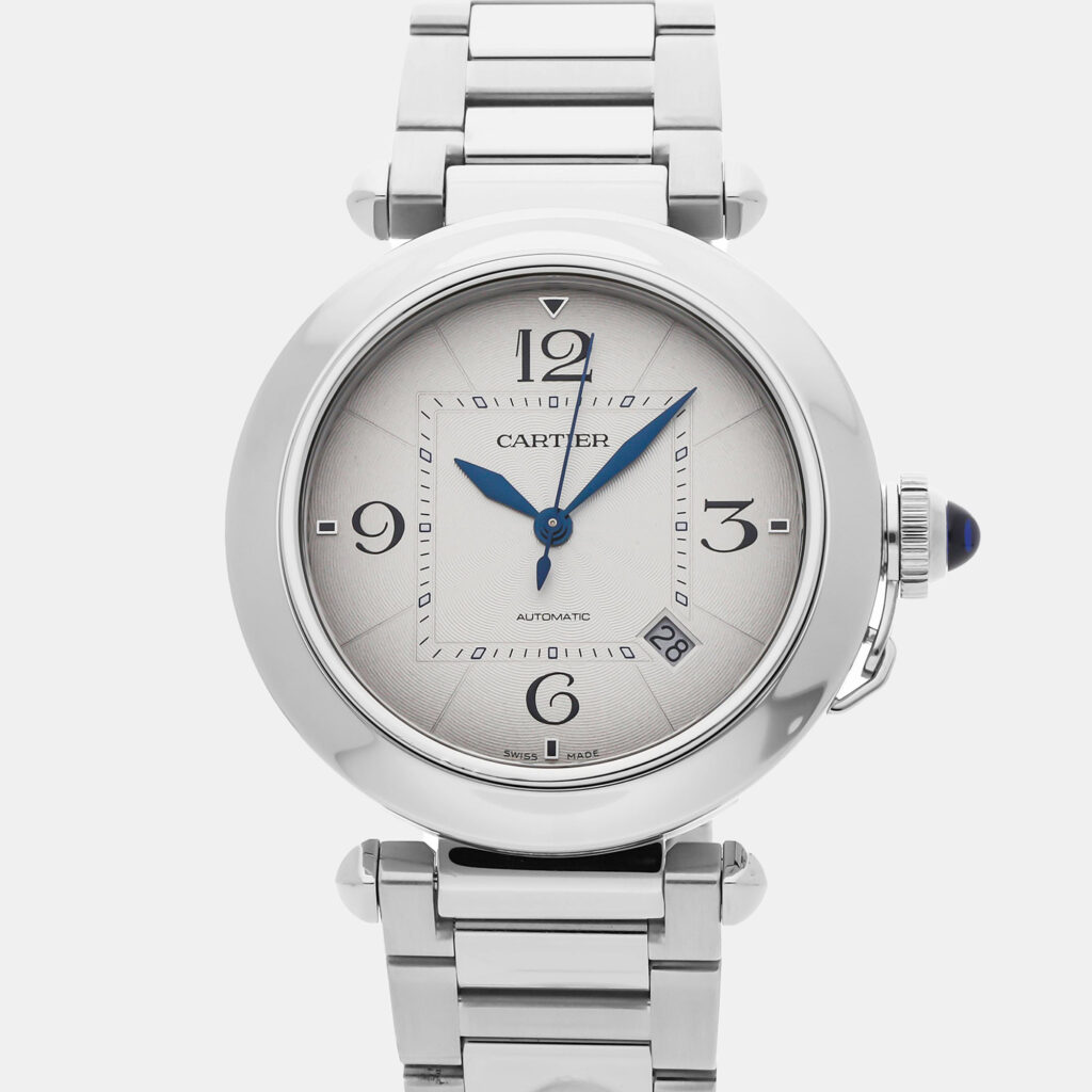 Cartier Pasha De Cartier WSPA0009 Automatic Stainless Steel Silver Dial Men's Wristwatch 41mm Cartier Pasha De Cartier WSPA0009 Automatic Stainless Steel Silver Dial Men's Wristwatch 41mm