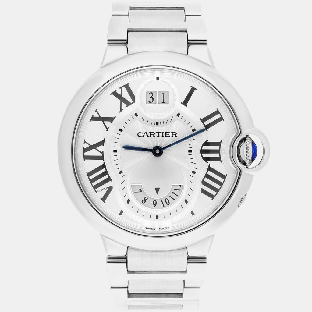 Cartier Ballon Bleu W6920011 Quartz Silver Stainless Steel Men's Wristwatch 38 mm Cartier Ballon Bleu W6920011 Quartz Silver Stainless Steel Men's Wristwatch 38 mm