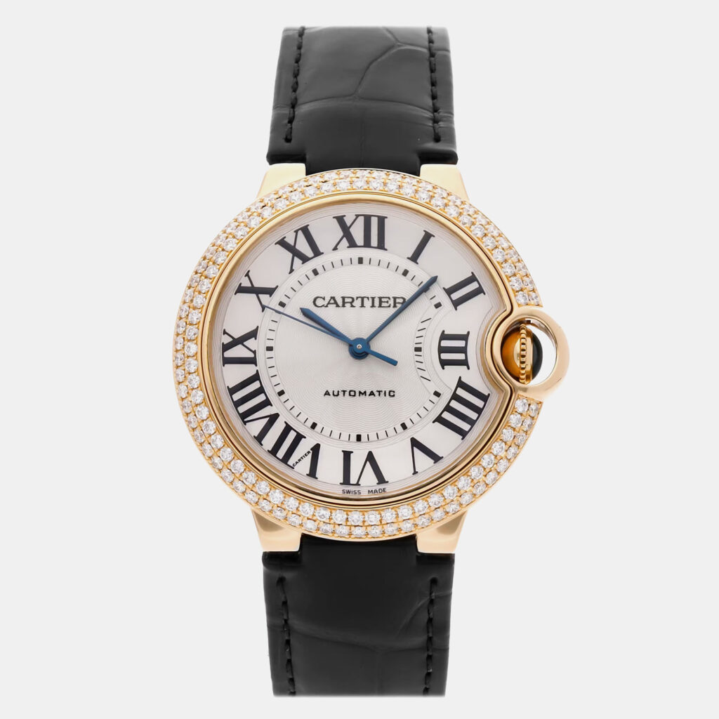 Cartier Ballon Bleu WE900451 Automatic White 18k Yellow Gold Men's Wristwatch 36mm Cartier Ballon Bleu WE900451 Automatic White 18k Yellow Gold Men's Wristwatch 36mm