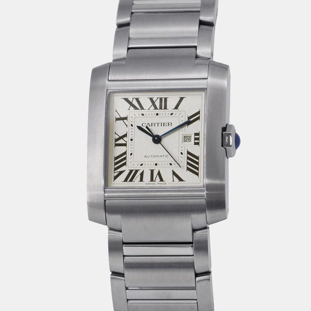Cartier Tank Francaise WSTA0067 Automatic Silver Stainless Steel Men's Wristwatch 30.5 mm Cartier Tank Francaise WSTA0067 Automatic Silver Stainless Steel Men's Wristwatch 30.5 mm