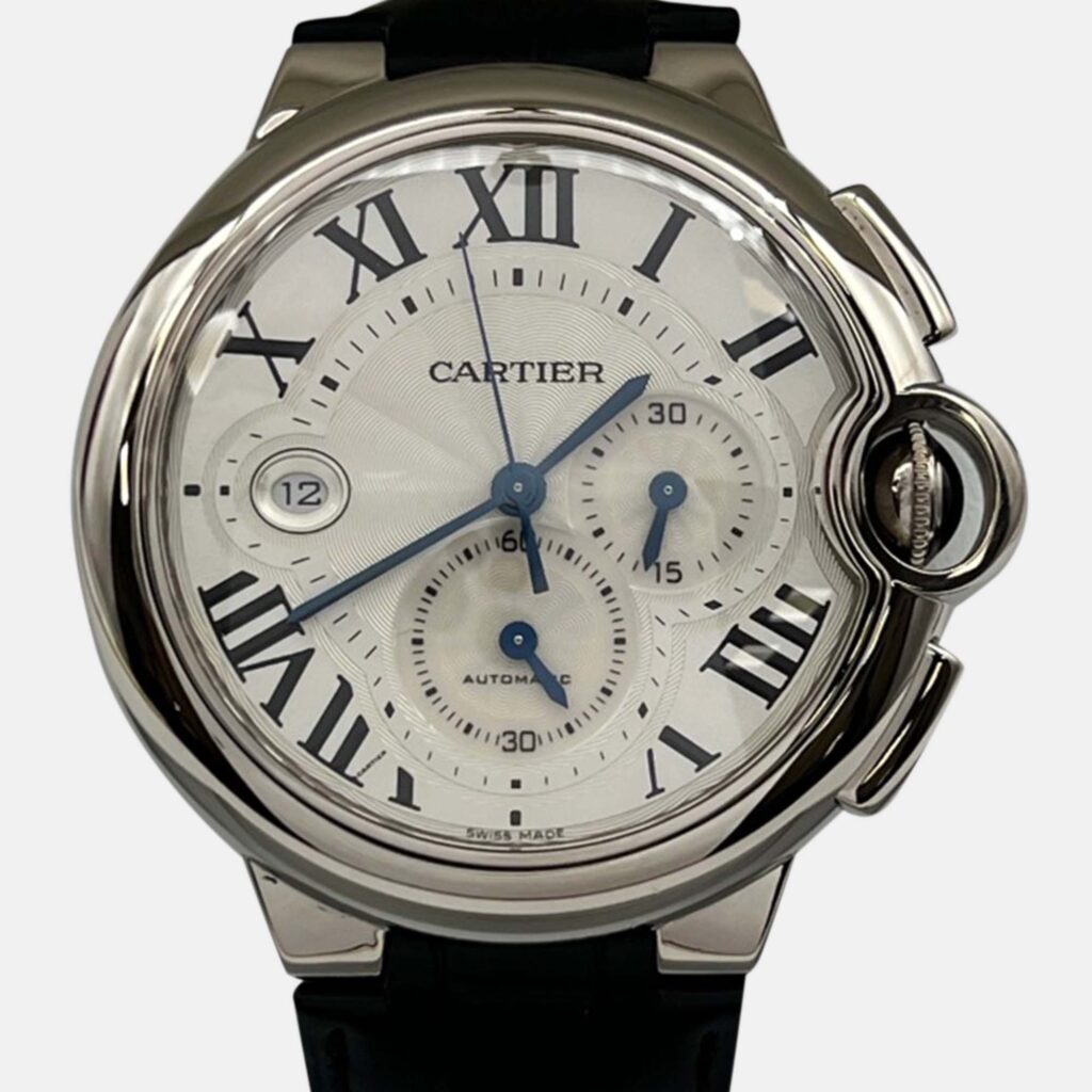 Cartier Ballon Bleu W6920005 Automatic Silver 18k White Gold Men's Wristwatch 42 mm Cartier Ballon Bleu W6920005 Automatic Silver 18k White Gold Men's Wristwatch 42 mm