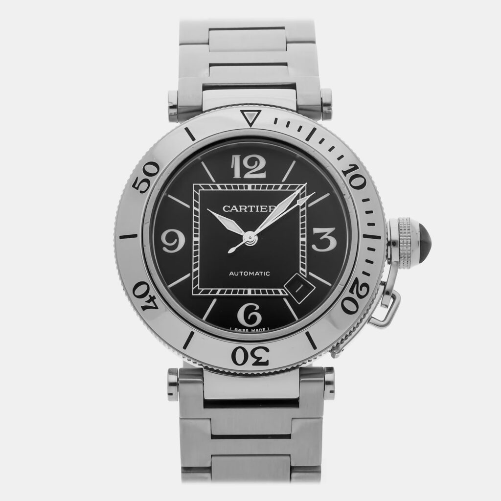 Pre-Owned Cartier Pasha Seatimer W31077M7 40 mm Pre-Owned Cartier Pasha Seatimer W31077M7 40 mm