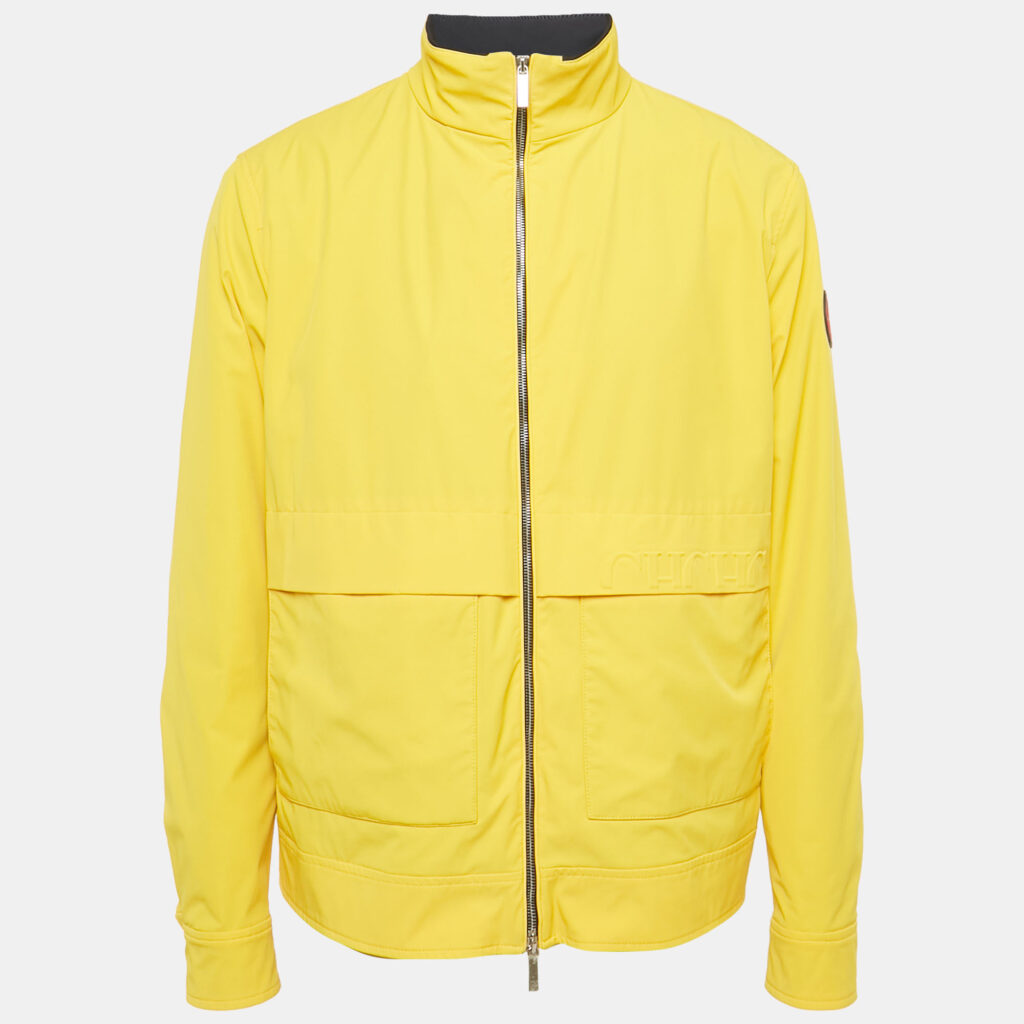 CH Carolina Herrera Yellow Synthetic Oversized Jacket XL CH Carolina Herrera Yellow Synthetic Oversized Jacket XL