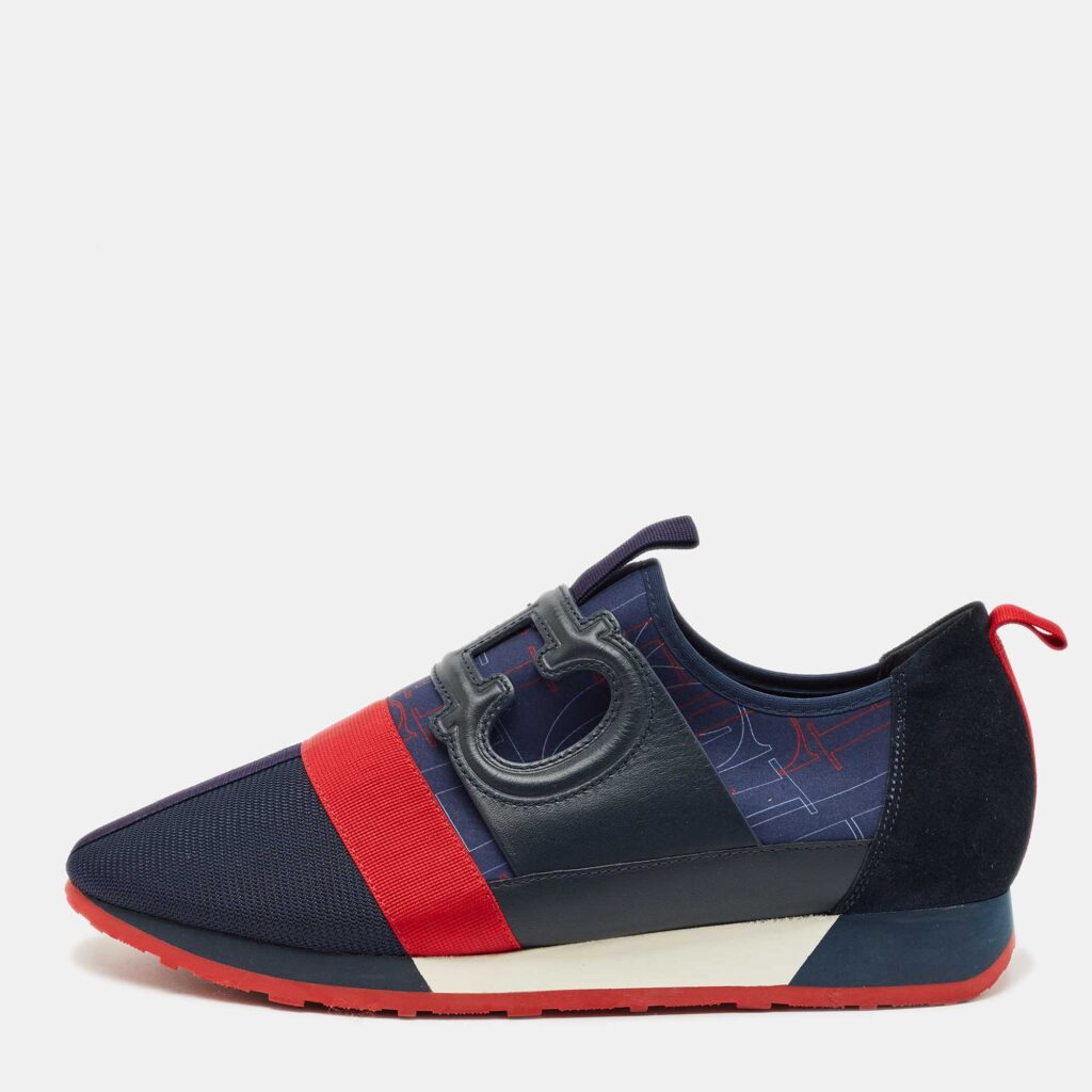 CH Carolina Herrera Navy Blue/Red Canvas Logo Print Low Top Sneakers Size 42 CH Carolina Herrera Navy Blue/Red Canvas Logo Print Low Top Sneakers Size 42