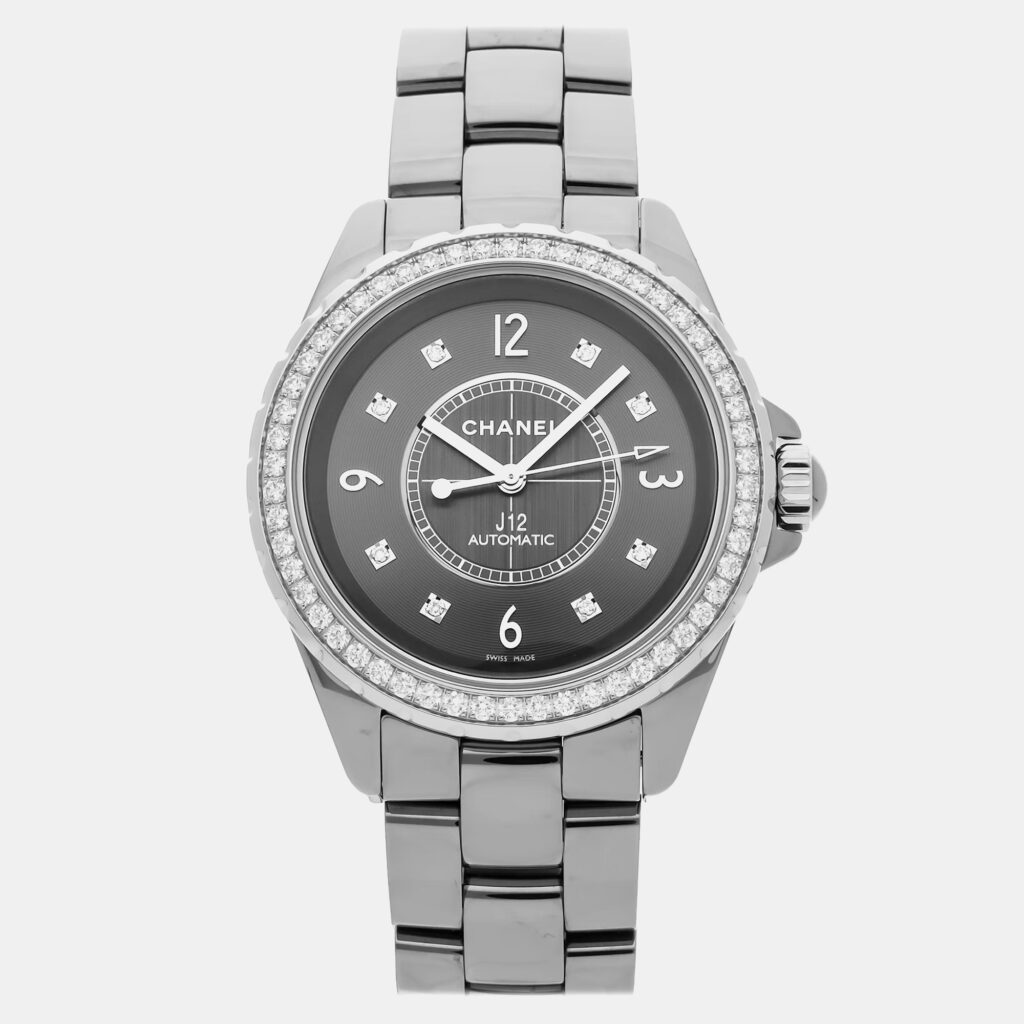 Chanel J12 H2566 Automatic Black Diamonds Ceramic Women’s Wristwatch 38mm Chanel J12 H2566 Automatic Black Diamonds Ceramic Women’s Wristwatch 38mm