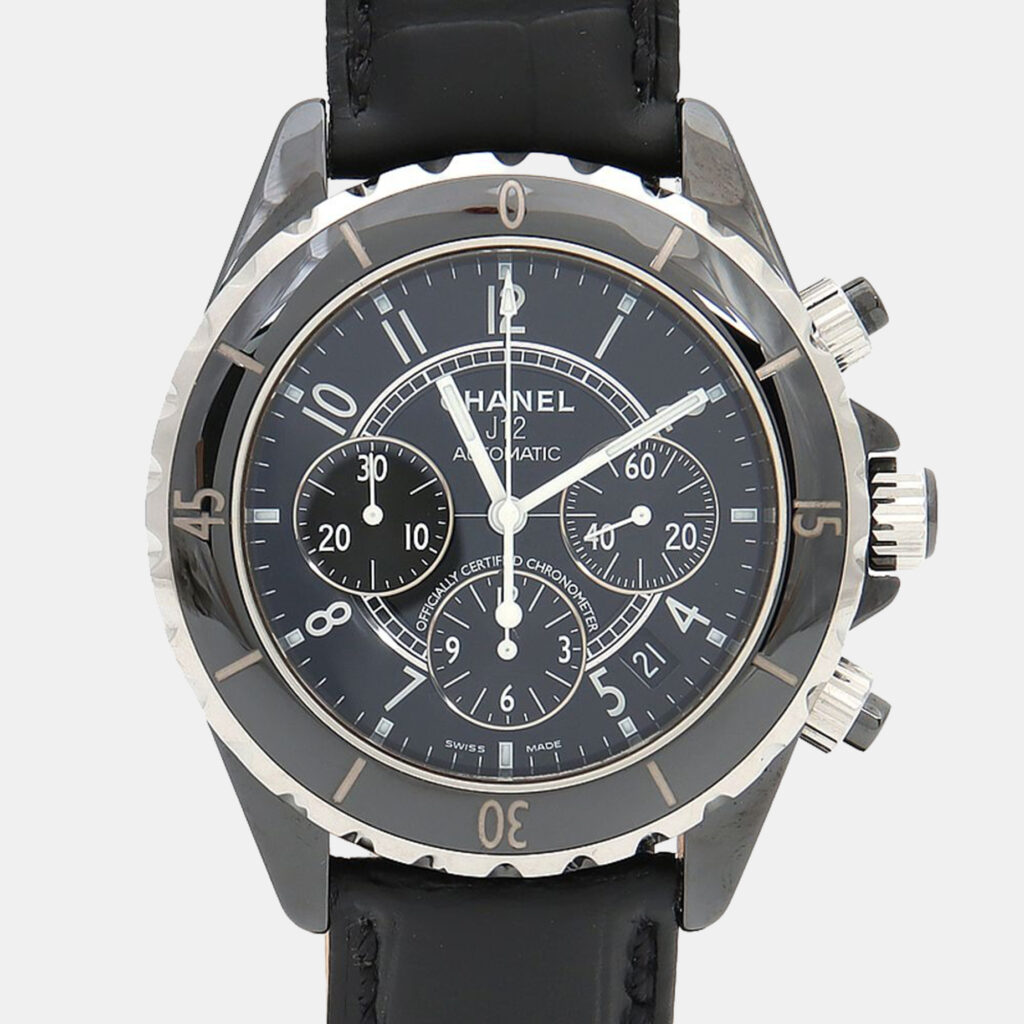 Chanel J12 Automatic Ceramic Stainless Steel Men's Wristwatch 41 mm Chanel J12 Automatic Ceramic Stainless Steel Men's Wristwatch 41 mm
