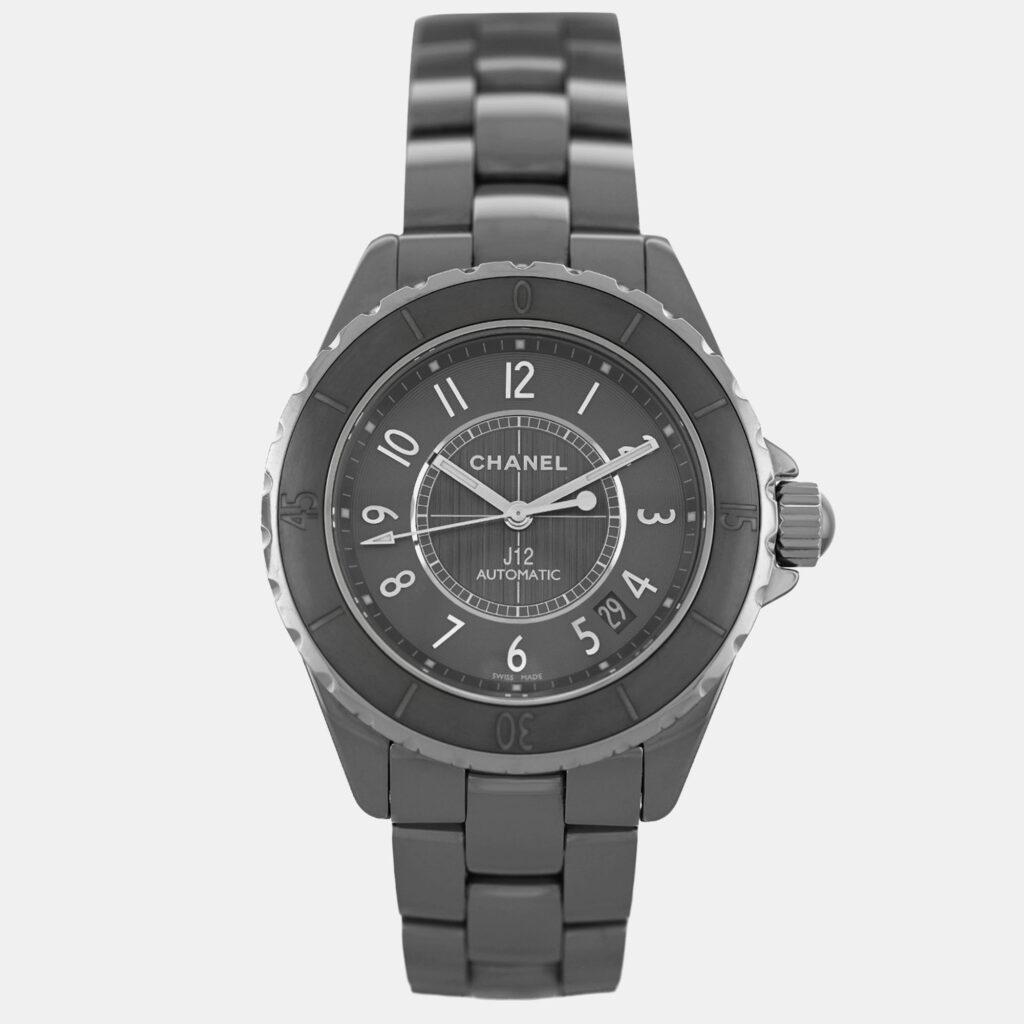 Chanel J12 Chromatic H2979 Automatic Grey Ceramic Stainless Steel Men's Wristwatch 38 mm