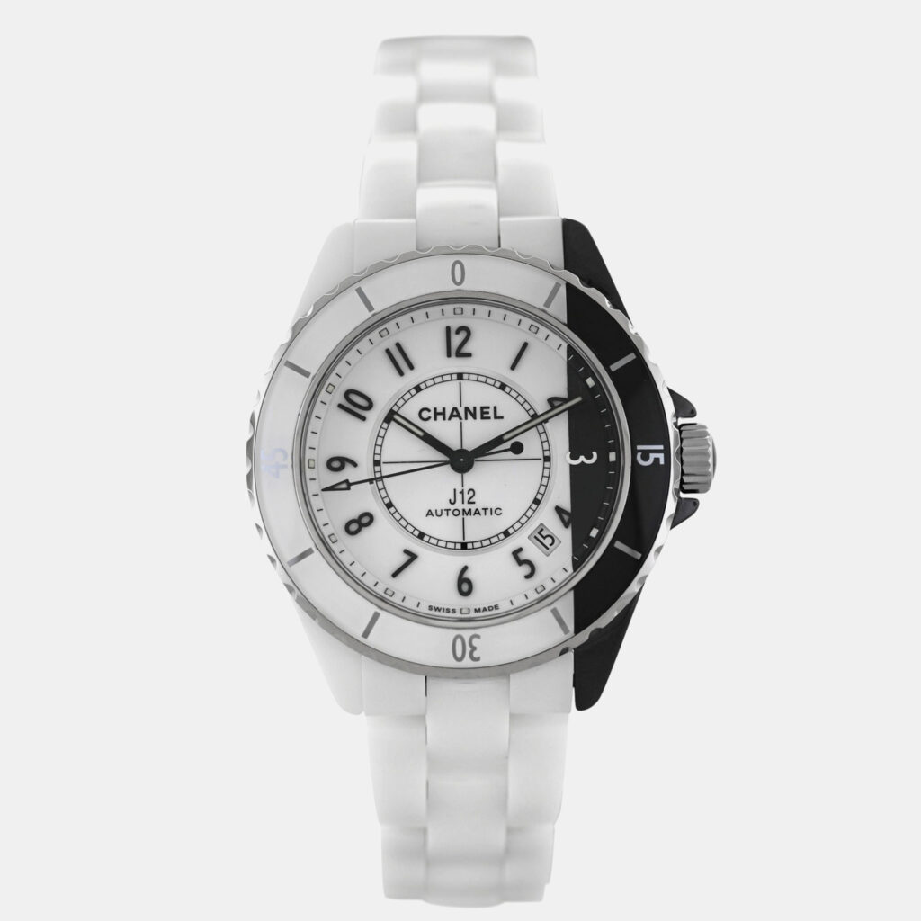 Chanel J12 Paradox H6515 Automatic Black/White Ceramic Men's Wristwatch 39 mm