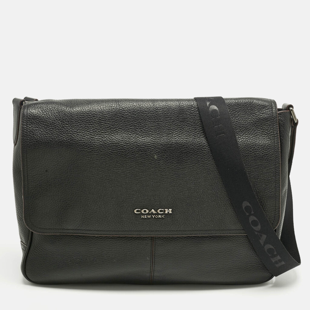 Coach Black Leather Metropolitan Soft Courier Messenger Bag Coach Black Leather Metropolitan Soft Courier Messenger Bag