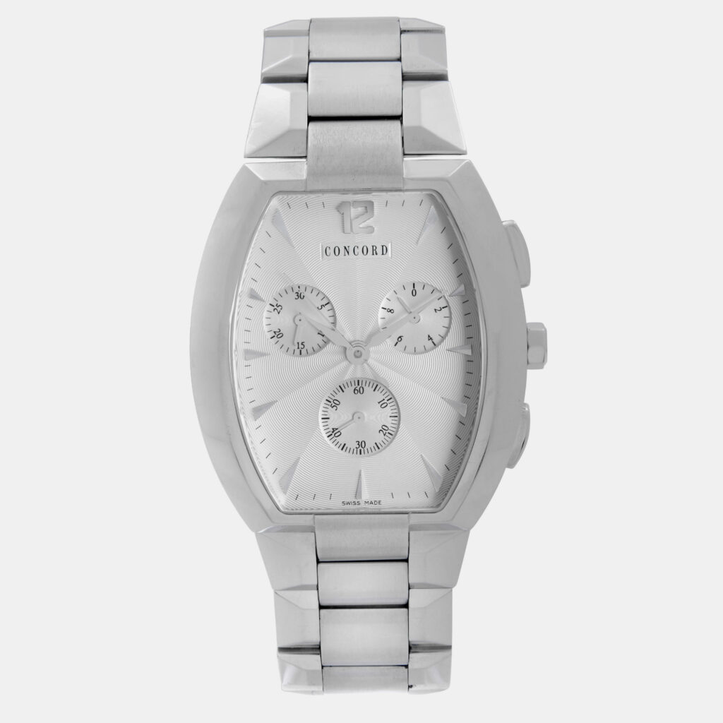 Concord La Scala 14.C5.1482 Quartz White Dial Stainless Steel Men's Wristwatch 38 mm Concord La Scala 14.C5.1482 Quartz White Dial Stainless Steel Men's Wristwatch 38 mm