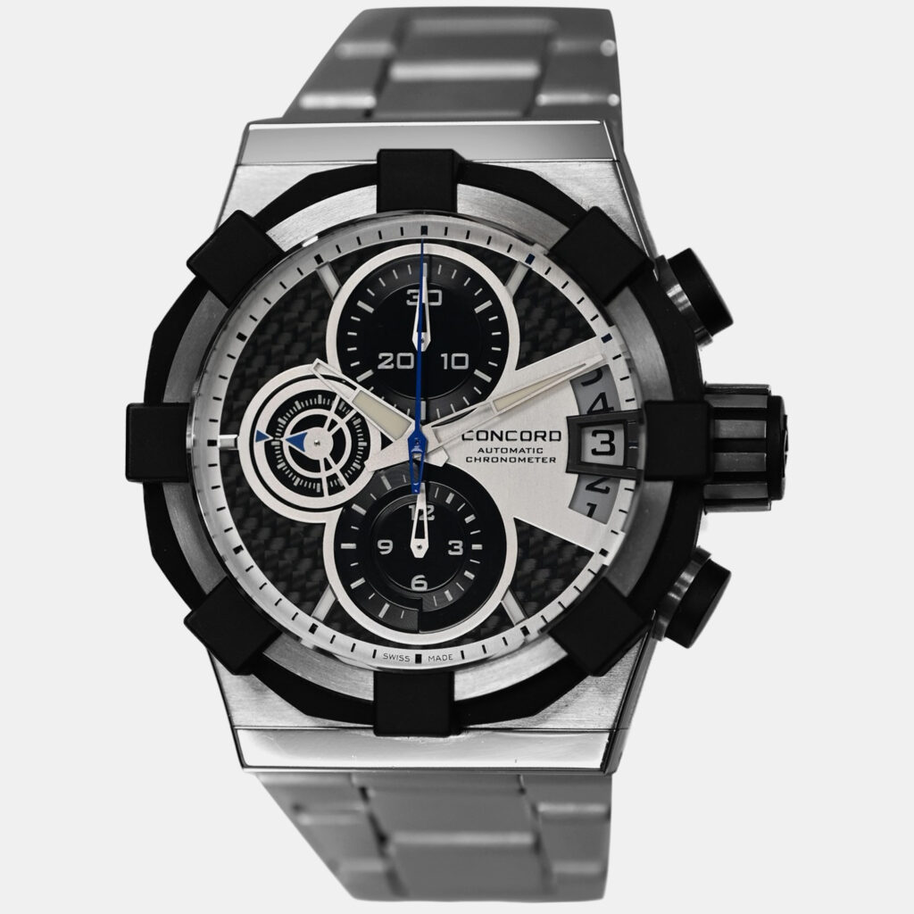 Concord C1 01.5.14.1001 Automatic Stainless Steel Men's Wristwatch 45 mm Concord C1 01.5.14.1001 Automatic Stainless Steel Men's Wristwatch 45 mm