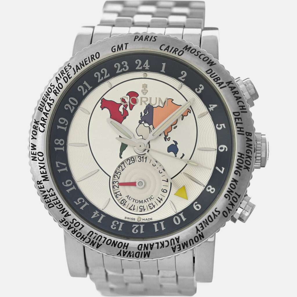 Corum Admiral's Cup 983.201.20 Automatic White Stainless Steel Men's Wristwatch Corum Admiral's Cup 983.201.20 Automatic White Stainless Steel Men's Wristwatch