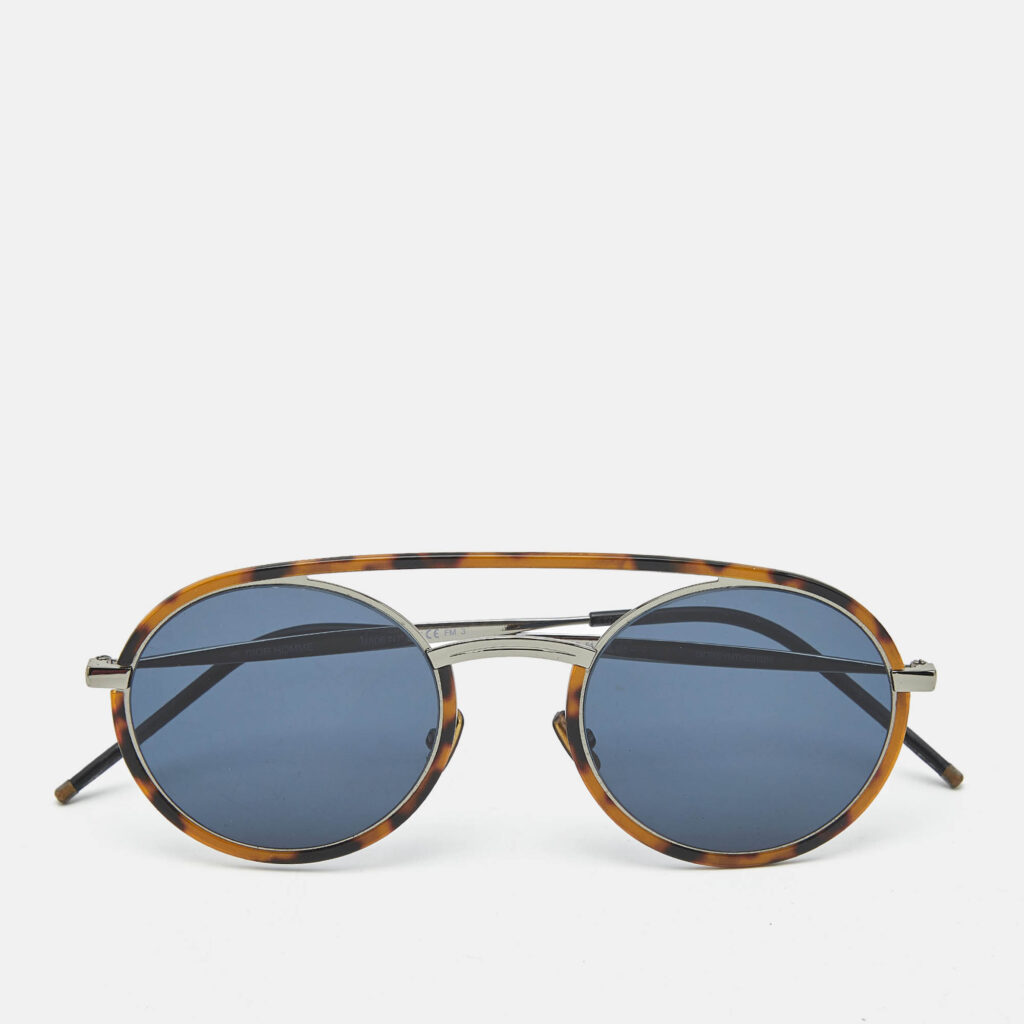luxury-men-dior-homme-used-accessories-p1188960-003-1.jpg Dior Homme Tortoise Brown/Black EPZA9 Synthesis01 Round Sunglasses