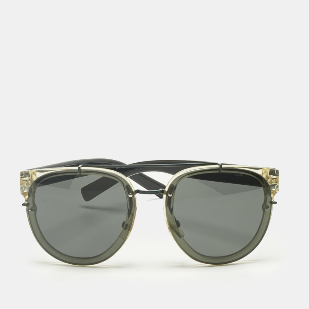 Dior Homme Black/Green BlackTie 143S Aviator Sunglasses Dior Homme Black/Green BlackTie 143S Aviator Sunglasses