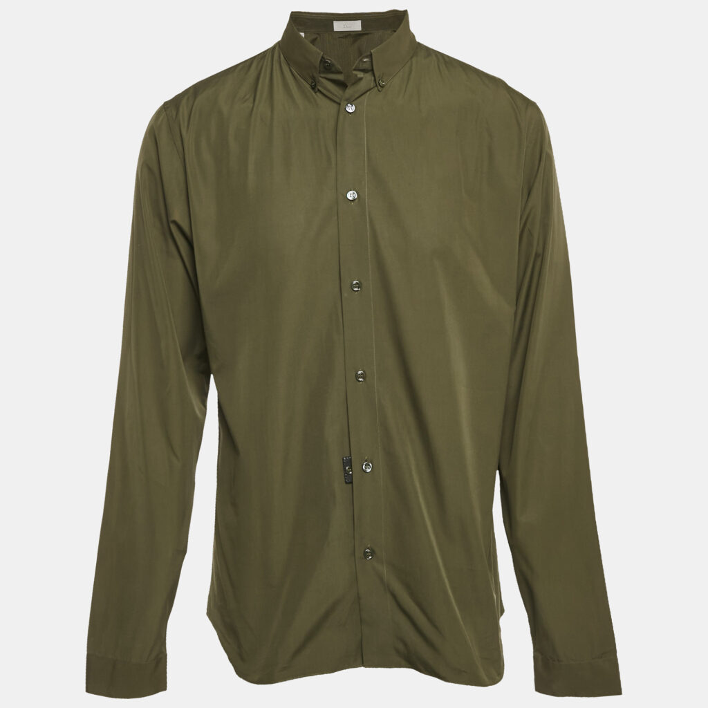 Dior Homme Cotton Long Sleeve Shirt L