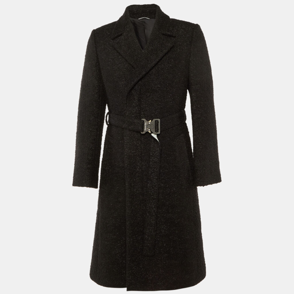 luxury-men-dior-homme-used-clothes-p1216409-002-1.jpg Dior Homme Black Wool & Mohair Double Breasted Coat S