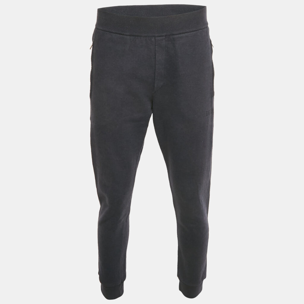 Dior Homme Blue Cotton Jogger Pants M Dior Homme Blue Cotton Jogger Pants M