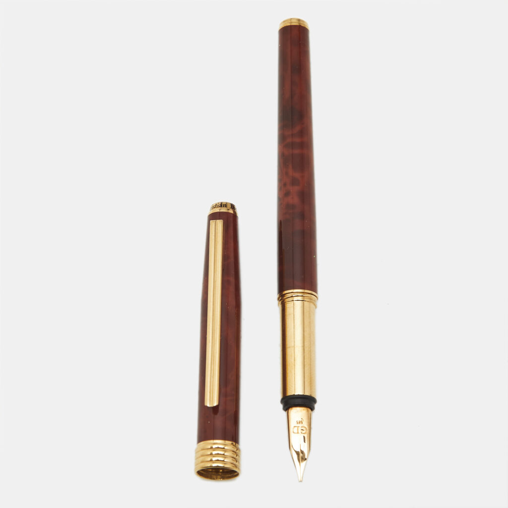 Dior Resin Gold Tone Fountain Pen Dior Resin Gold Tone Fountain Pen