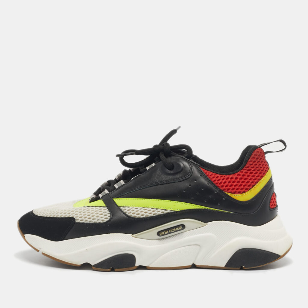 Dior Multicolor Mesh and Leather B22 Sneakers Size 43 Dior Multicolor Mesh and Leather B22 Sneakers Size 43
