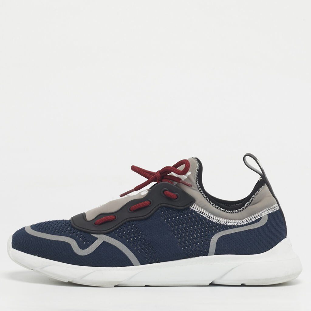 Dior Navy Blue Mesh B21 Low Top Sneakers Size 43 Dior Navy Blue Mesh B21 Low Top Sneakers Size 43