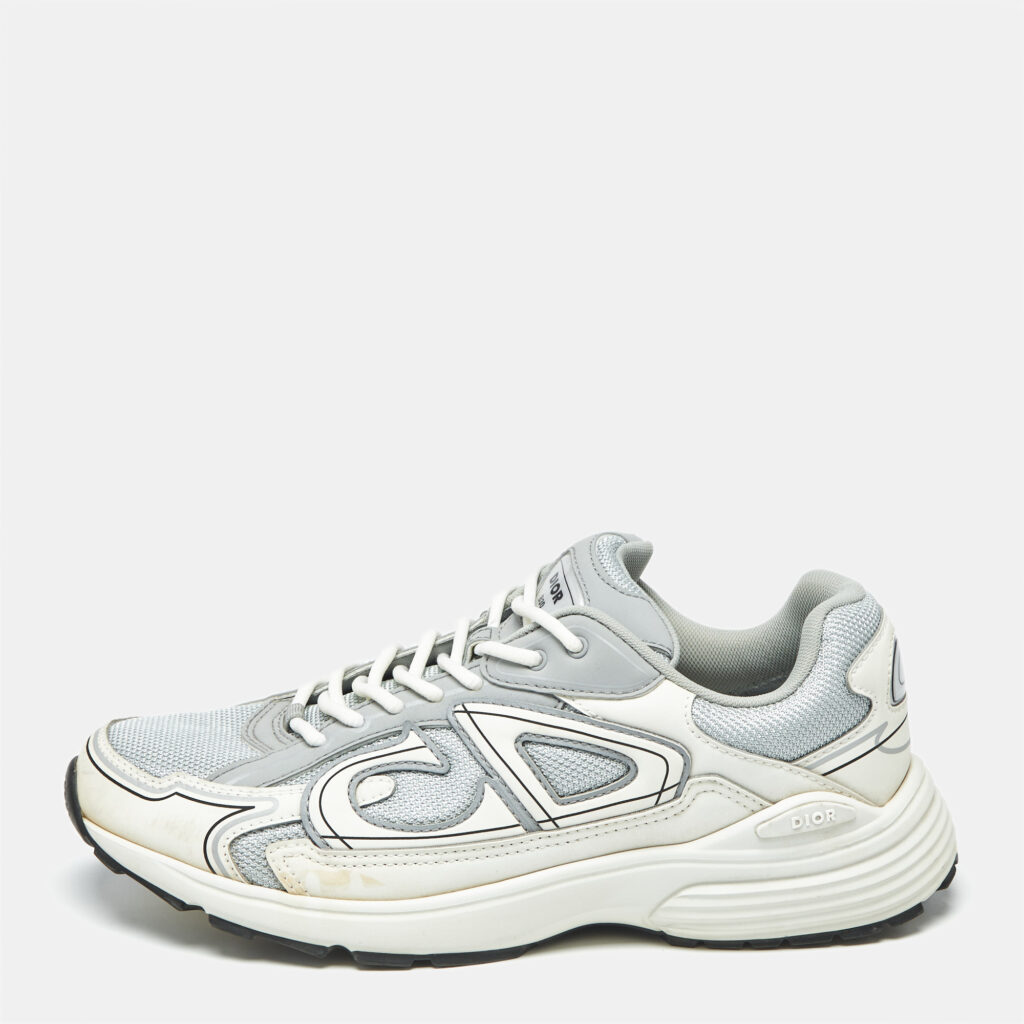 luxury-men-dior-used-shoes-p1237873-001-1.jpg Dior Tricolor Mesh and Rubber B30 Sneakers Size 43.5