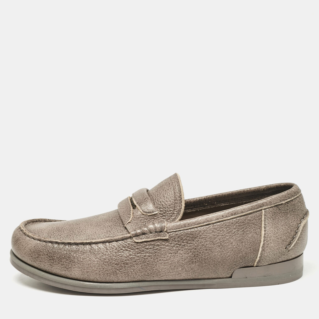 Dolce & Gabbana Brown Leather Genova Loafers Size 41.5 Dolce & Gabbana Brown Leather Genova Loafers Size 41.5