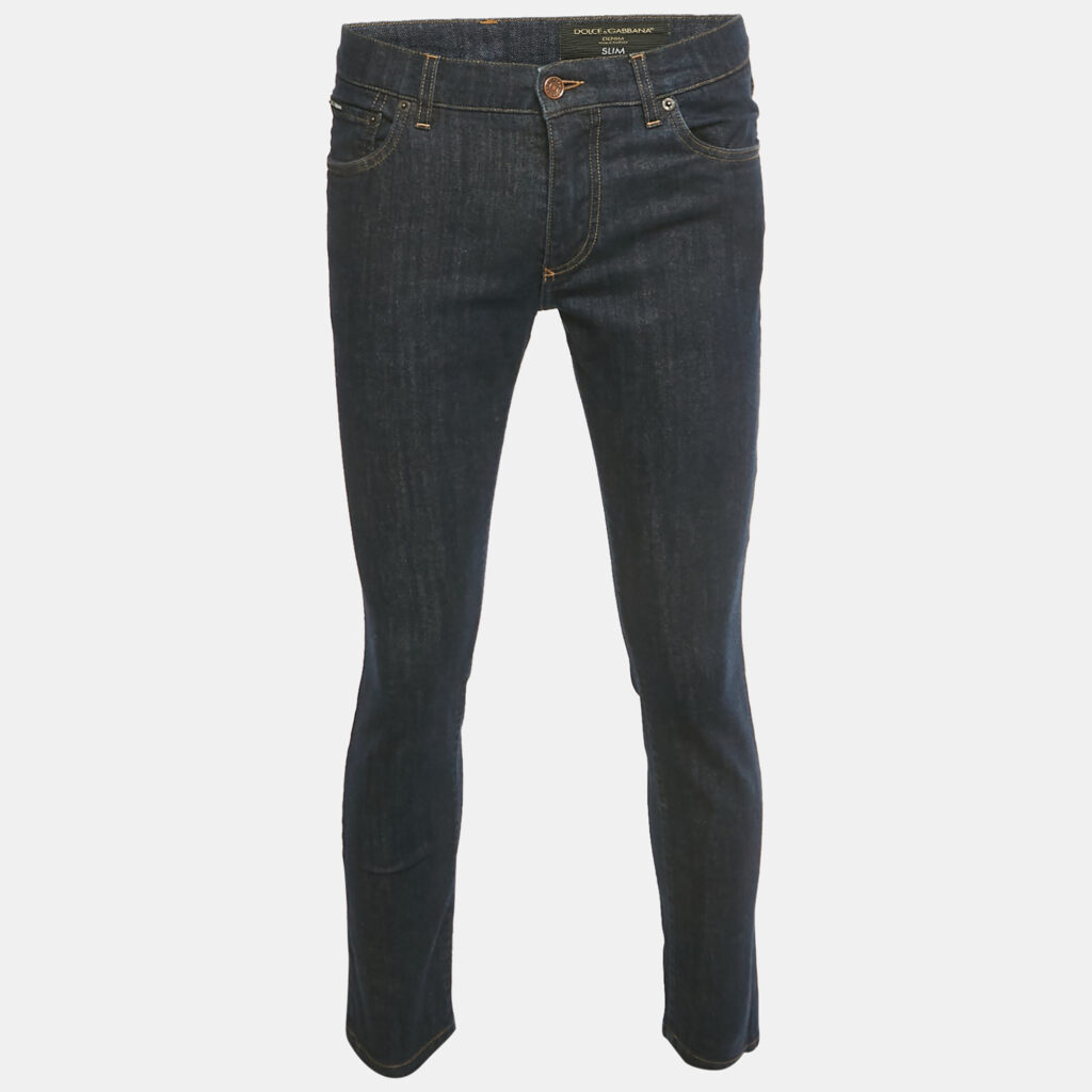 Dolce & Gabbana Blue Denim Slim Fit Jeans M/Waist 32" Dolce & Gabbana Blue Denim Slim Fit Jeans M/Waist 32"