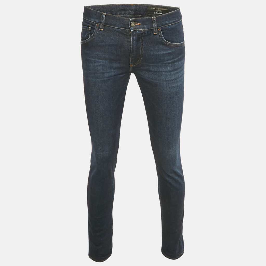 Dolce & Gabbana Blue Denim Skinny Fit Jeans M/Waist 33" Dolce & Gabbana Blue Denim Skinny Fit Jeans M/Waist 33"