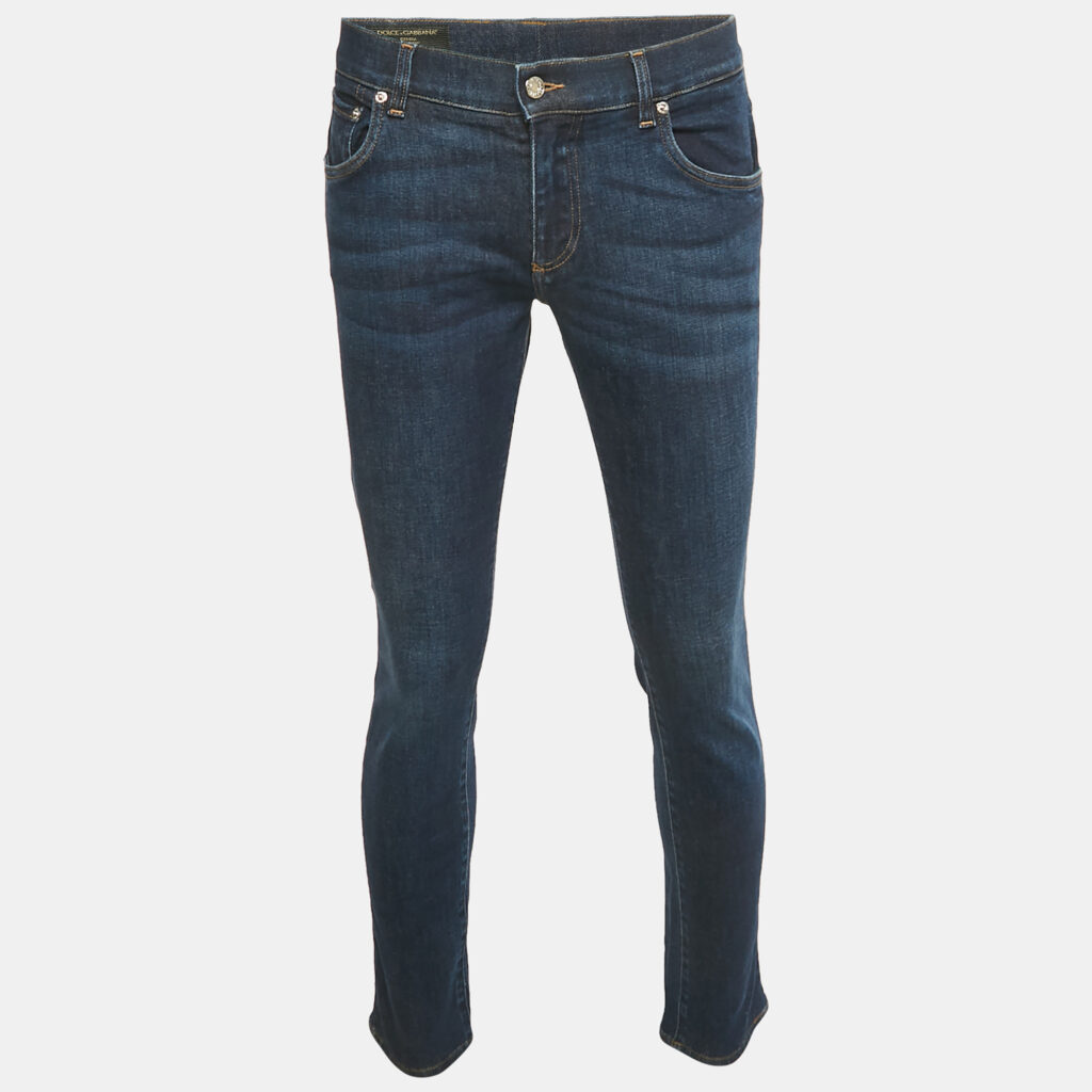 Dolce & Gabbana Blue Denim Skinny Fit Jeans S/Waist 30" Dolce & Gabbana Blue Denim Skinny Fit Jeans S/Waist 30"