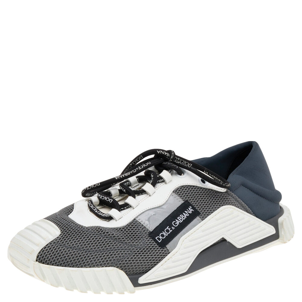 Dolce & Gabbana Multicolor Mesh and Leather Ns1 Sneakers Size 46 Dolce & Gabbana Multicolor Mesh and Leather Ns1 Sneakers Size 46