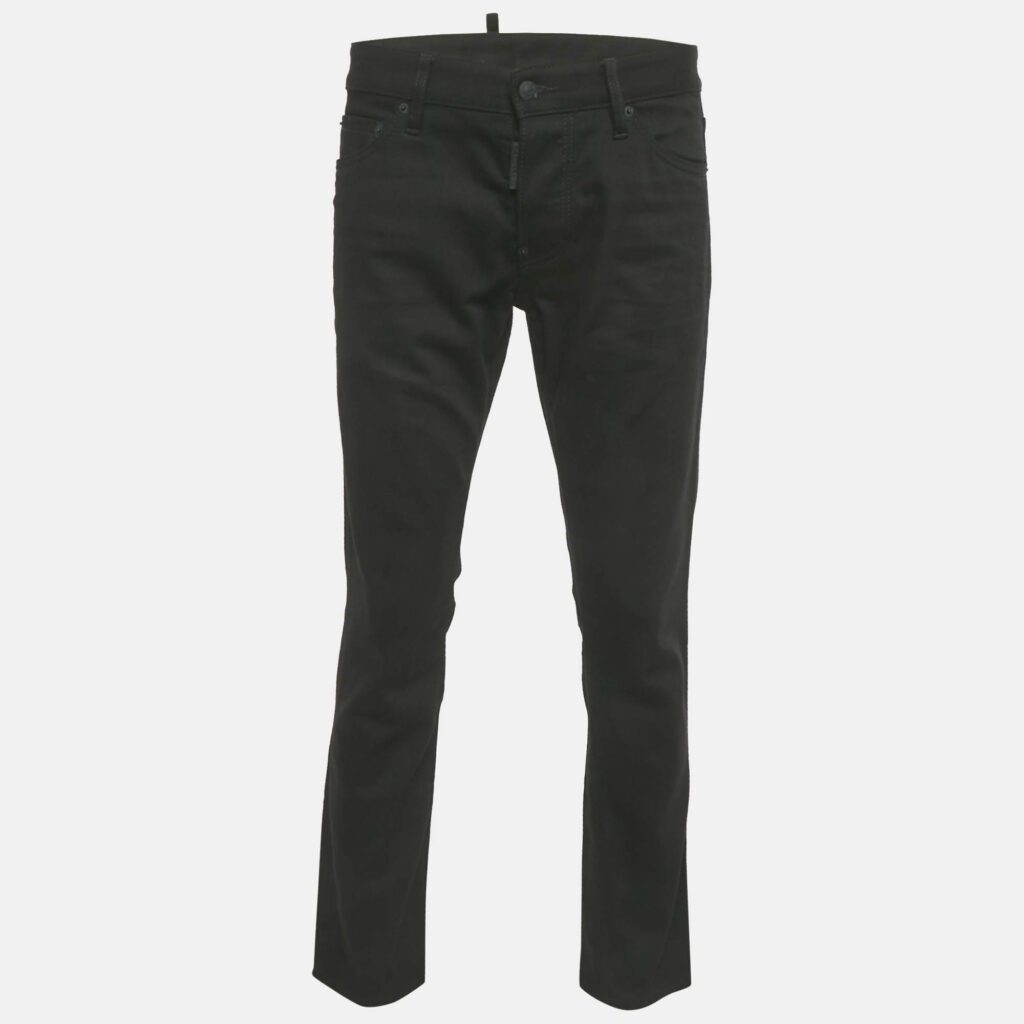 Dsquared2 Black Denim Slim Fit Jeans L Waist 35" Dsquared2 Black Denim Slim Fit Jeans L Waist 35"
