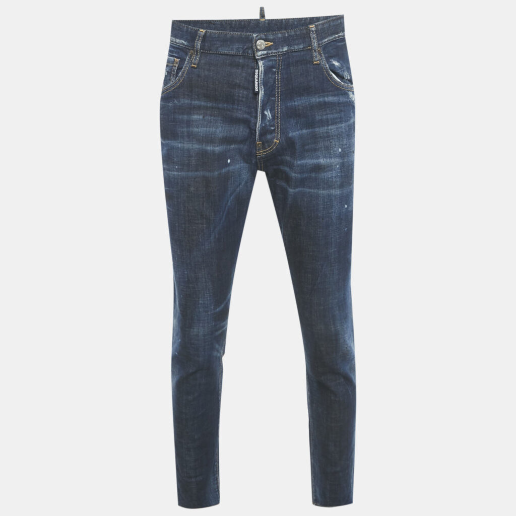 Dsquared2 Blue Distressed Denim Sexy Mercury Jeans XL Waist 36" Dsquared2 Blue Distressed Denim Sexy Mercury Jeans XL Waist 36"