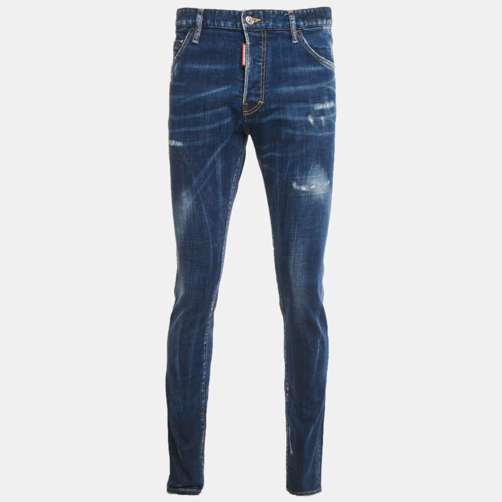 Dsquared2 Blue Distressed Denim Cool Guy Jeans XL Waist 36" Dsquared2 Blue Distressed Denim Cool Guy Jeans XL Waist 36"
