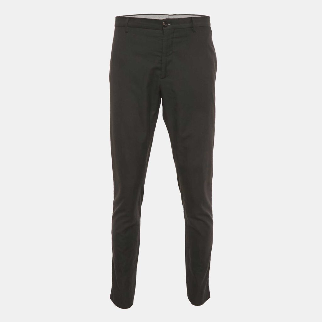 Etro Dark Grey Wool Blend Formal Trousers XXL Etro Dark Grey Wool Blend Formal Trousers XXL