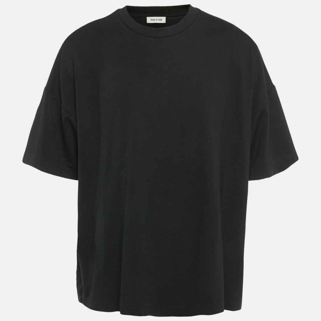 Fear of God Black Jersey Oversized T-Shirt L
