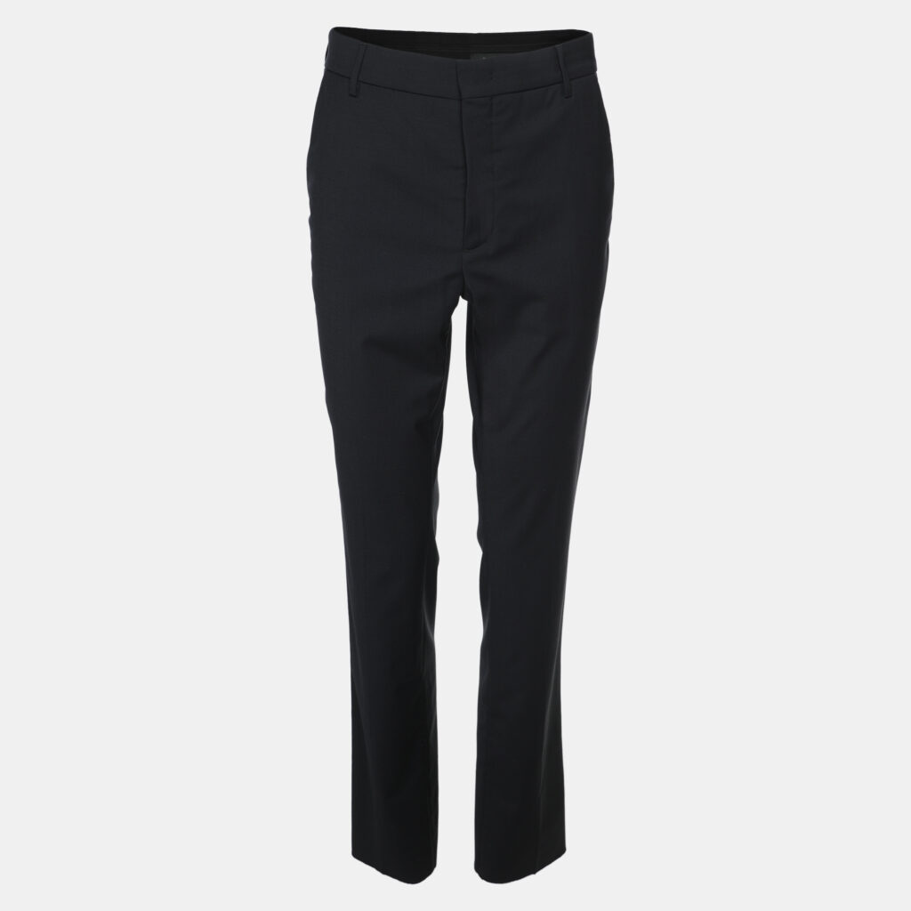 Fendi Blue Imperial Stretch Wool Blend Trouser S Fendi Blue Imperial Stretch Wool Blend Trouser S