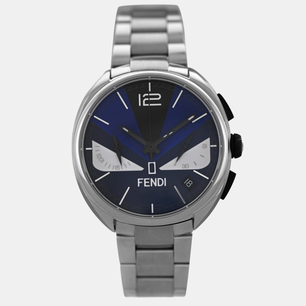 Fendi Momento Bugs F215013500 Quartz Stainless Steel Men's Wristwatch 40 mm Fendi Momento Bugs F215013500 Quartz Stainless Steel Men's Wristwatch 40 mm