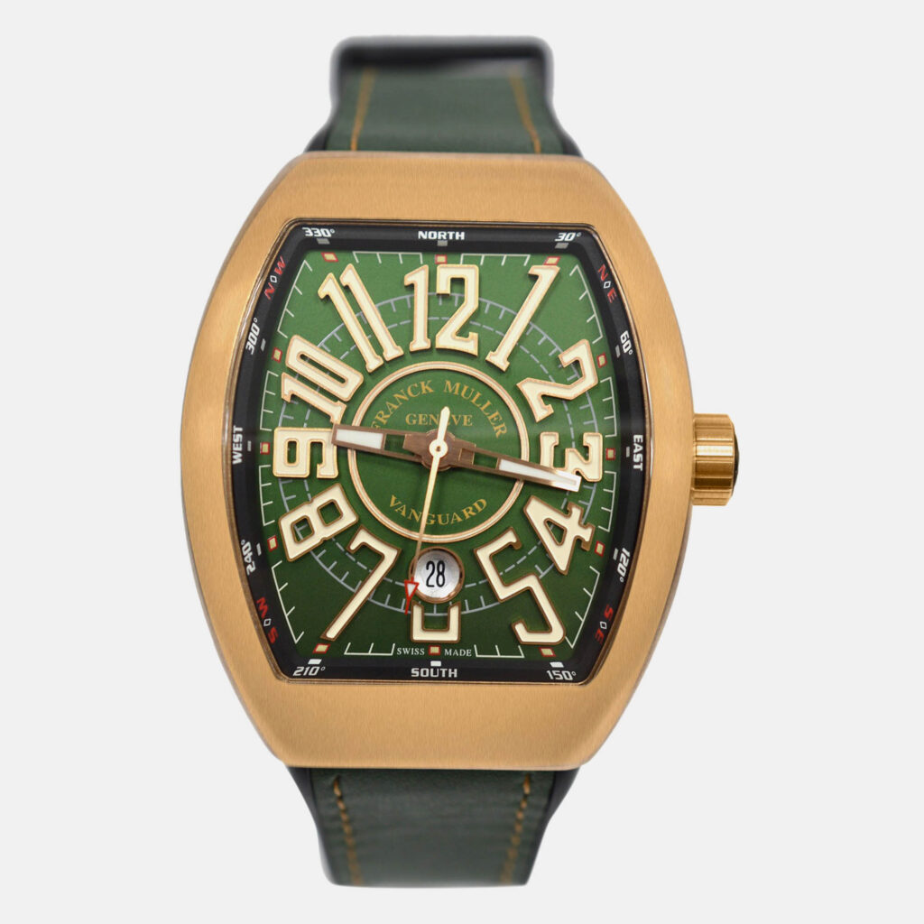 Franck Muller Vanguard V45SCDTCIR Automatic Green Bronze Men’s Wristwatch 44 mm Franck Muller Vanguard V45SCDTCIR Automatic Green Bronze Men’s Wristwatch 44 mm