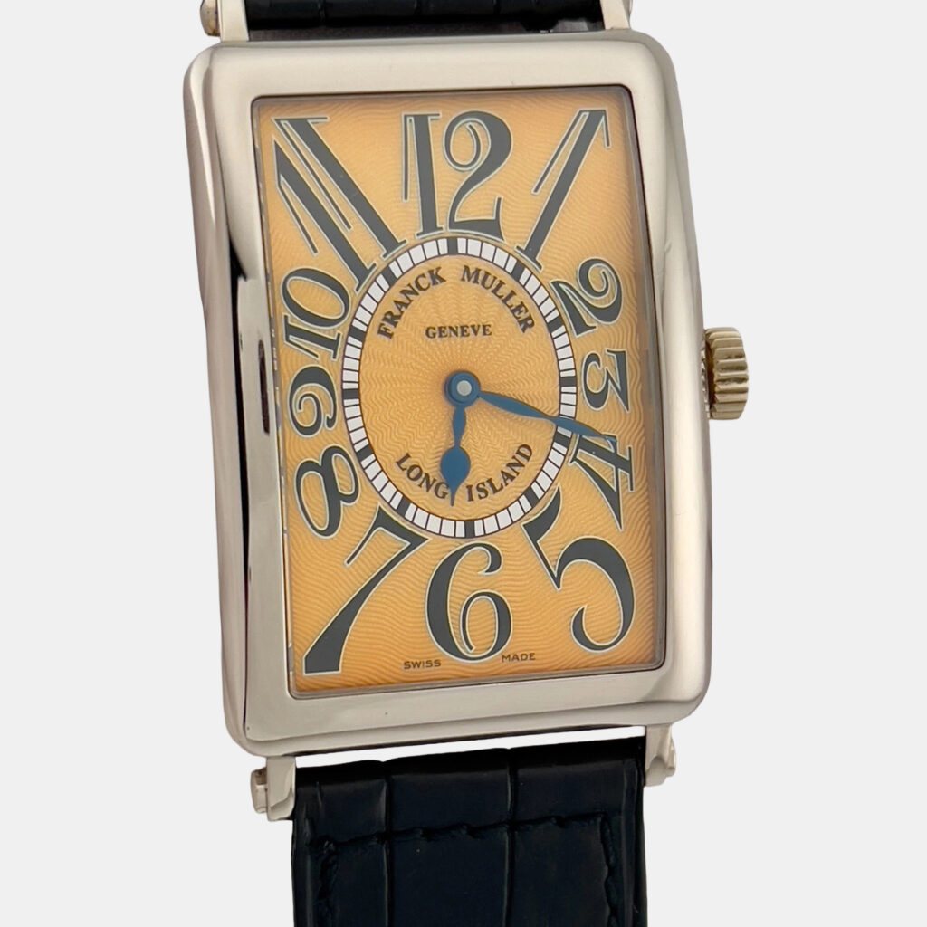Franck Muller Long Island 1000 SC Automatic Orange 18k White Gold Men's Wristwatch 45 mm Franck Muller Long Island 1000 SC Automatic Orange 18k White Gold Men's Wristwatch 45 mm
