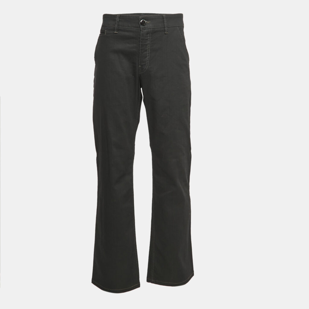 Giorgio Armani Black Denim Straight Fit Jeans 3XL Waist 38" Giorgio Armani Black Denim Straight Fit Jeans 3XL Waist 38"