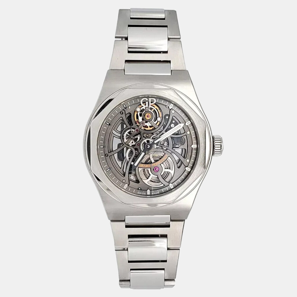 Girard Perregaux Laureato 81015-11-001-11A Automatic Skeleton Stainless Steel Men's Wristwatch 42 mm Girard Perregaux Laureato 81015-11-001-11A Automatic Skeleton Stainless Steel Men's Wristwatch 42 mm
