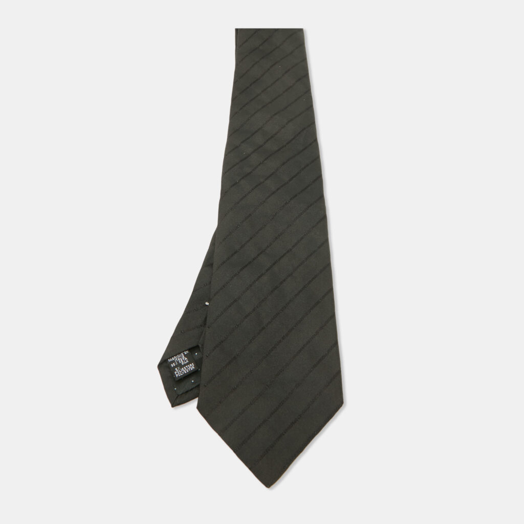 Givenchy Black Patterned Silk Tie Givenchy Black Patterned Silk Tie