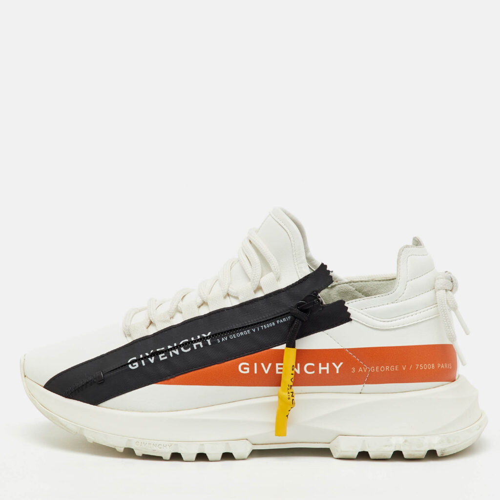 Givenchy White Perforated Leather Spectre Runner Sneakers Size 39 Givenchy White Perforated Leather Spectre Runner Sneakers Size 39
