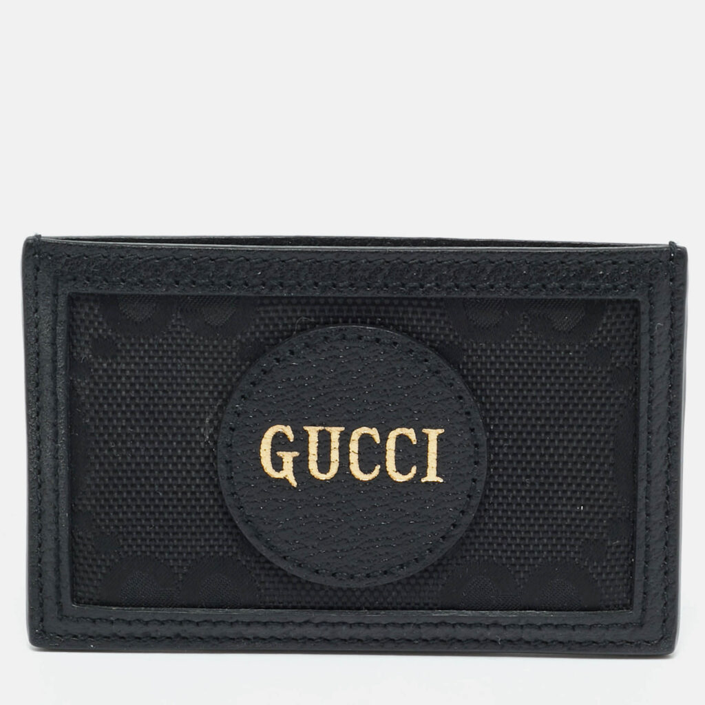 luxury-men-gucci-new-bags-p1242188-007-1.jpg Gucci Black GG Nylon and Leather Off The Grid Card Case