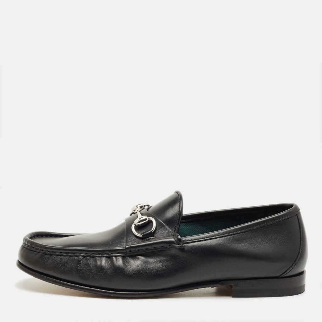 Gucci Black Leather 1953 Horsebit Loafers Size 42 Gucci Black Leather 1953 Horsebit Loafers Size 42